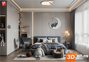 Children Room Scenes Skp FIles 
